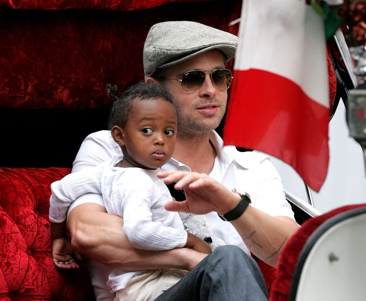 Бред Пітт і його донька від Джолі