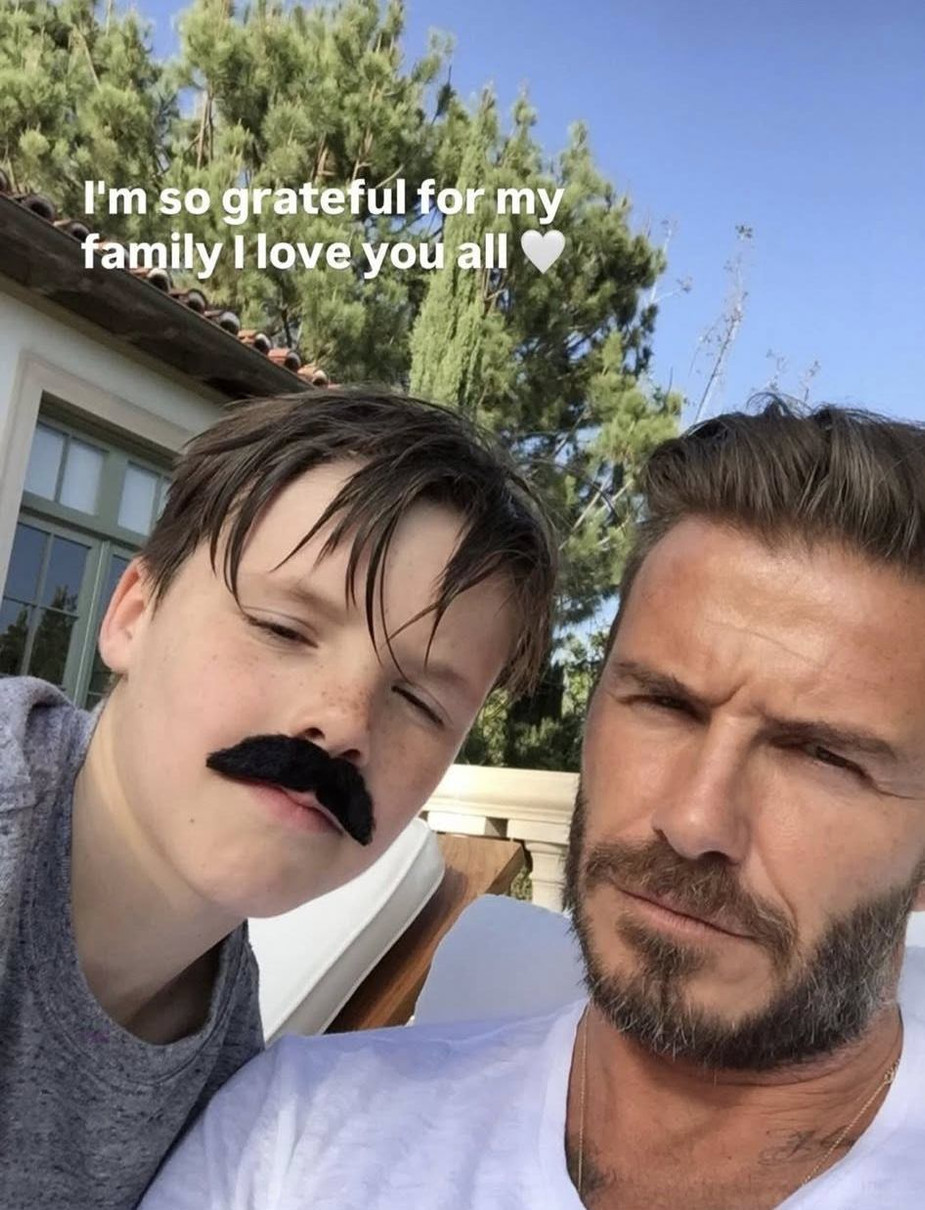 Девід Бекхем в інстаграм