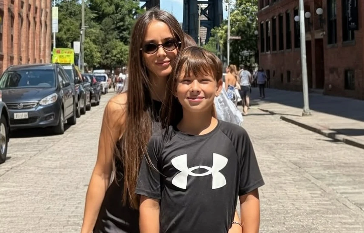 Ксенія Мішина і її син Платон