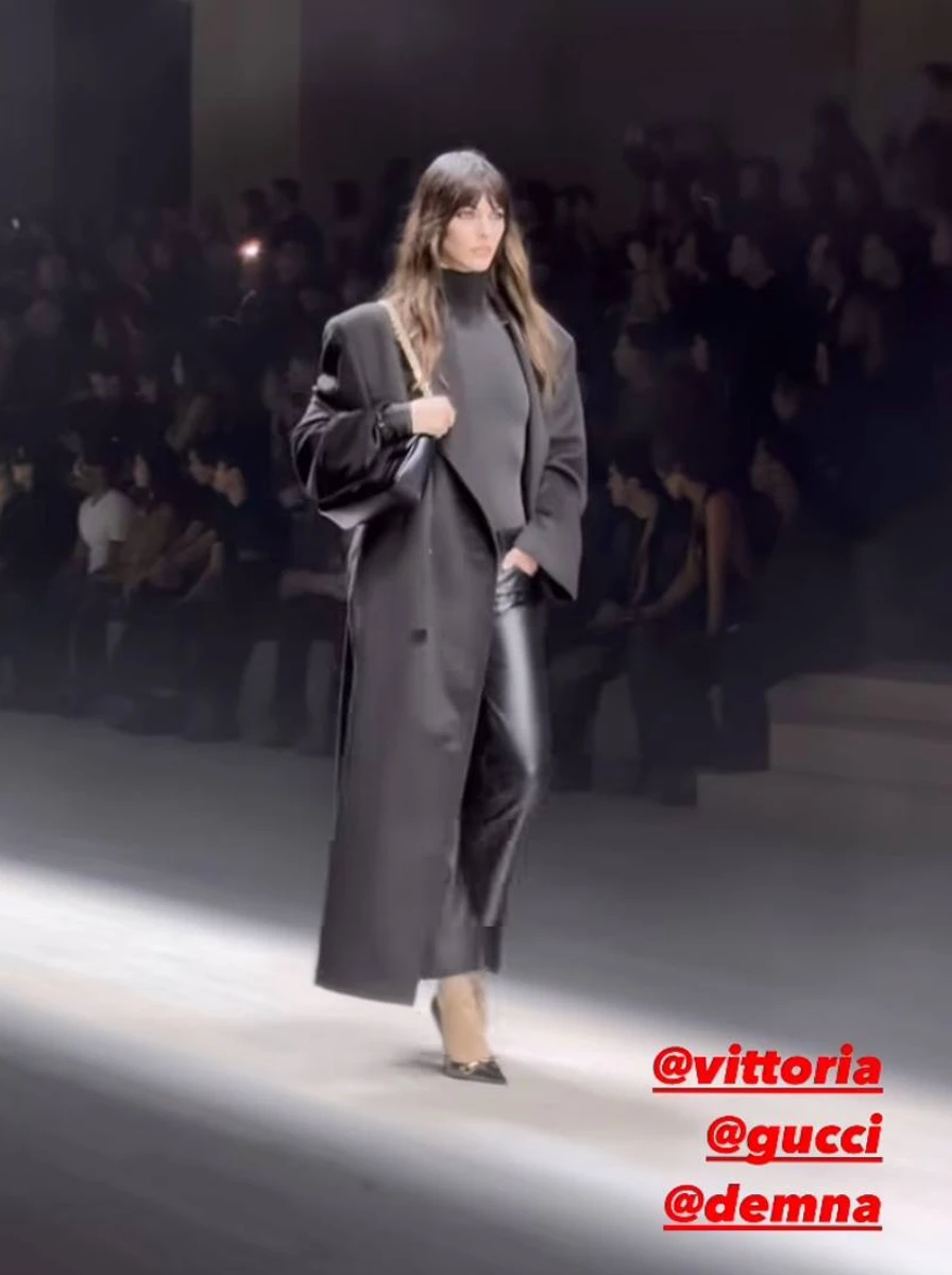 Вітторія Черетті на показі Gucci