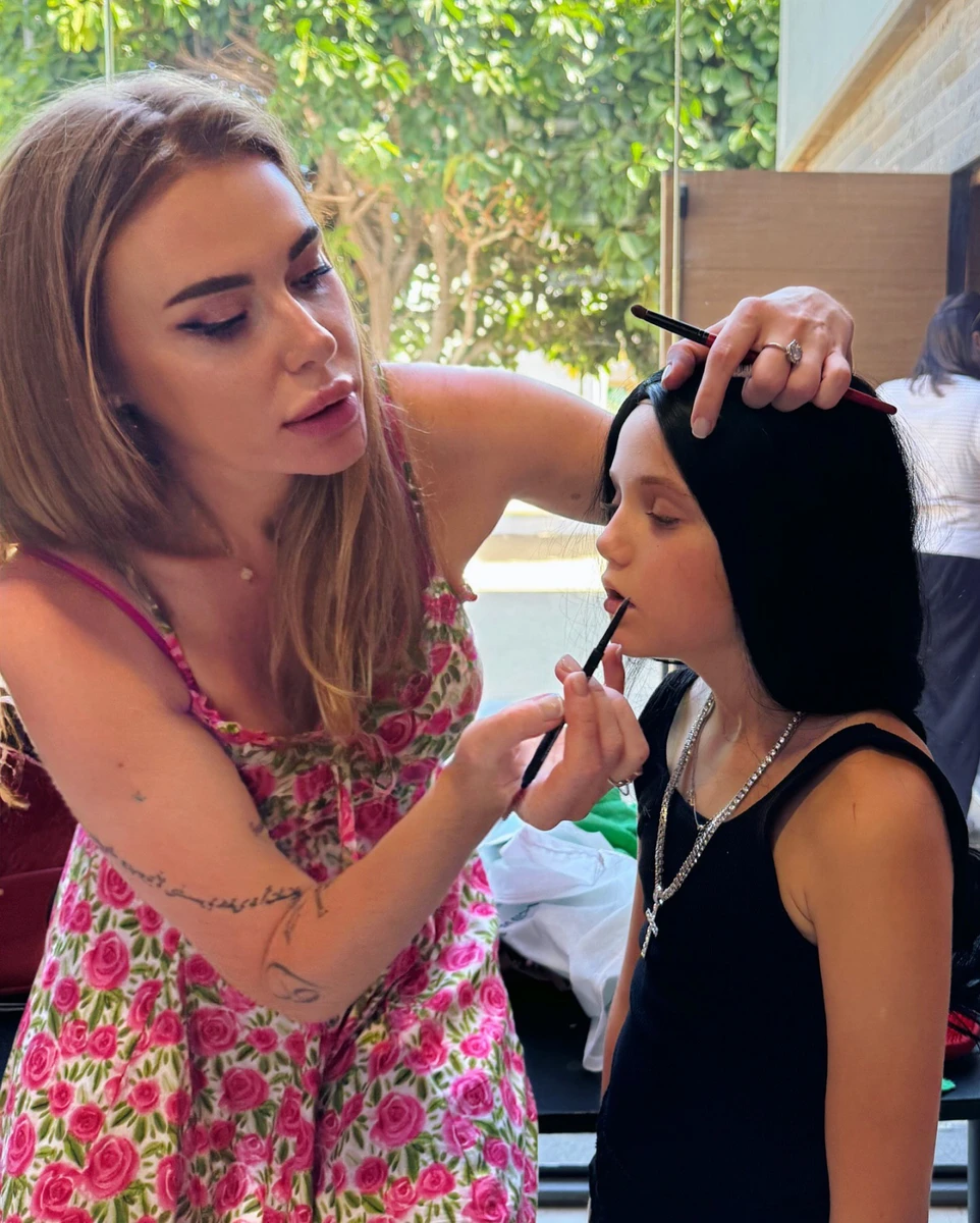 Камінська з донькою