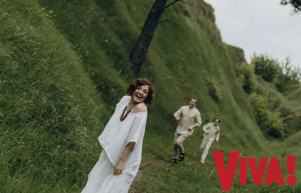 Оля Цибульська і її родина