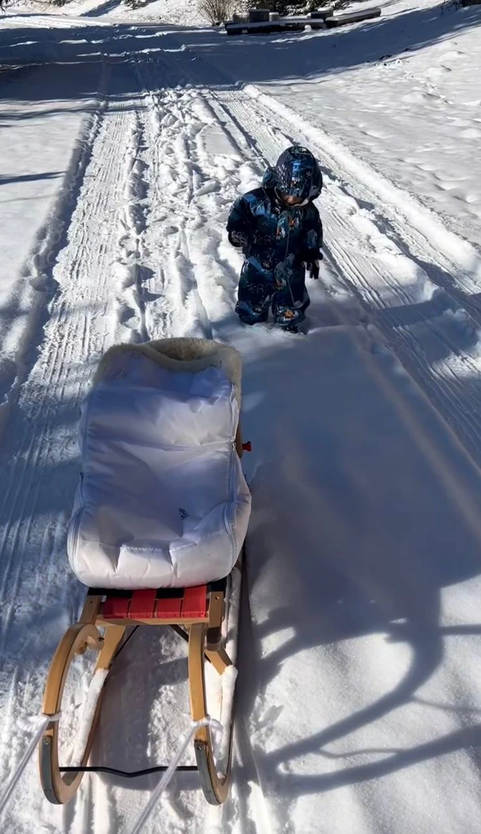 Ну, і яка ж зима без санчат? :)