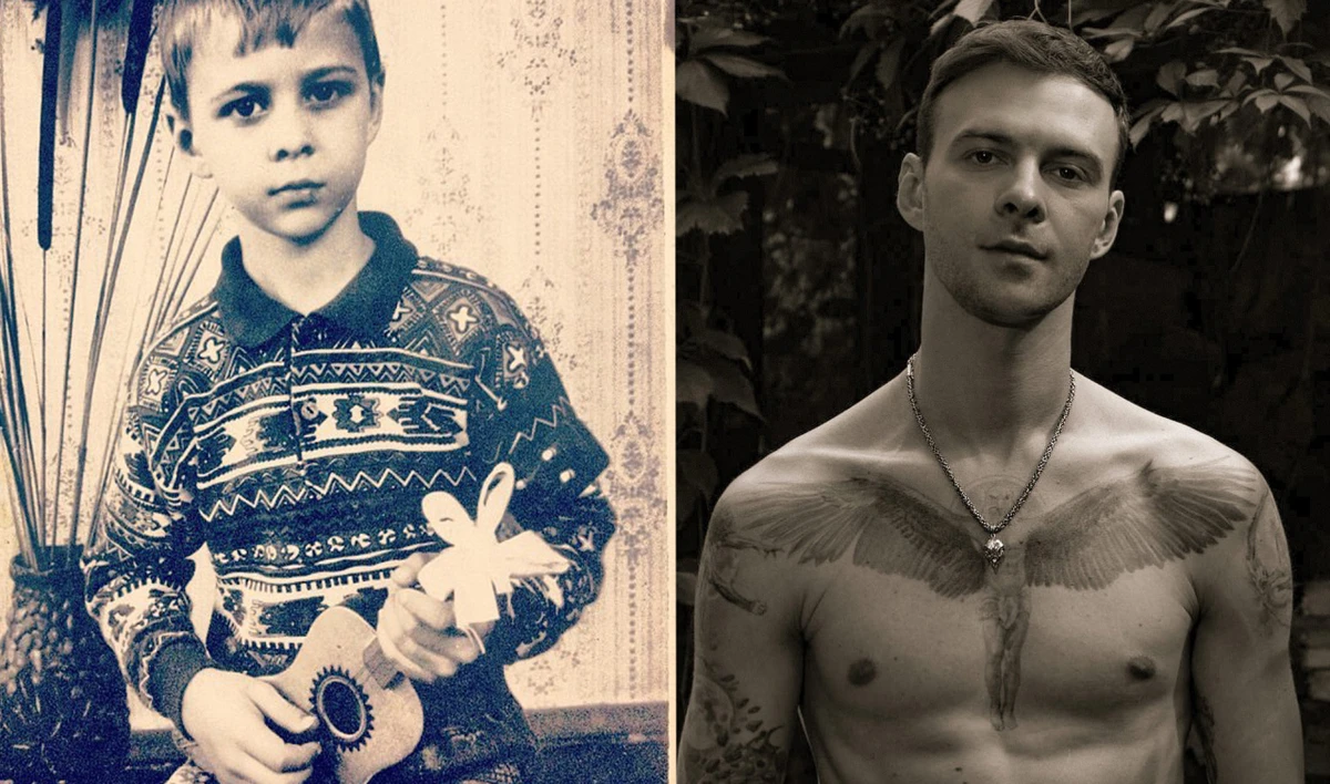 Ось такий фото-доказ, що з дитинства рука Барських тягнулася до музики