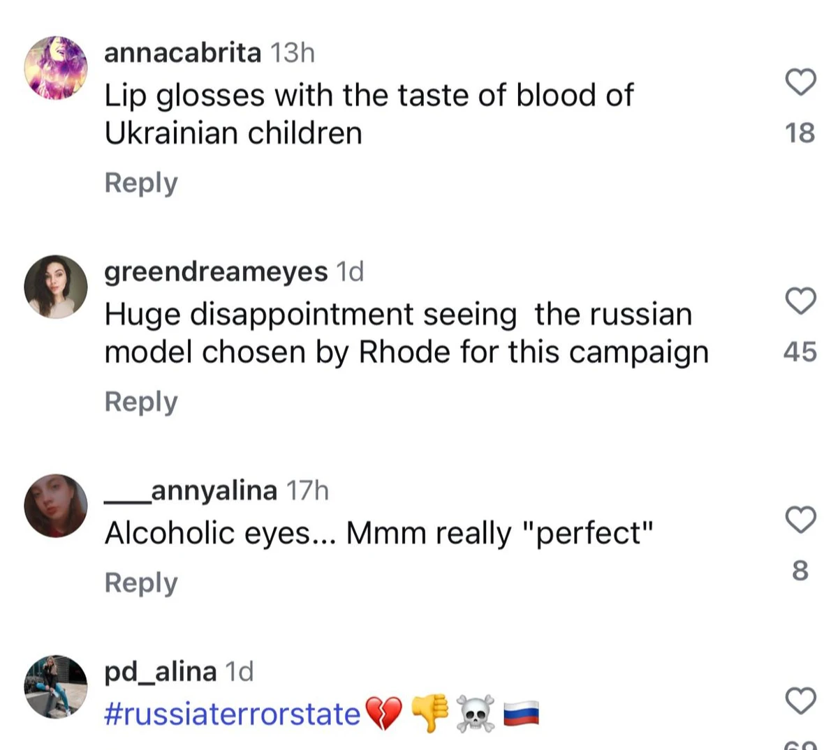 Майже всі користувачі залишили негативні коментарі