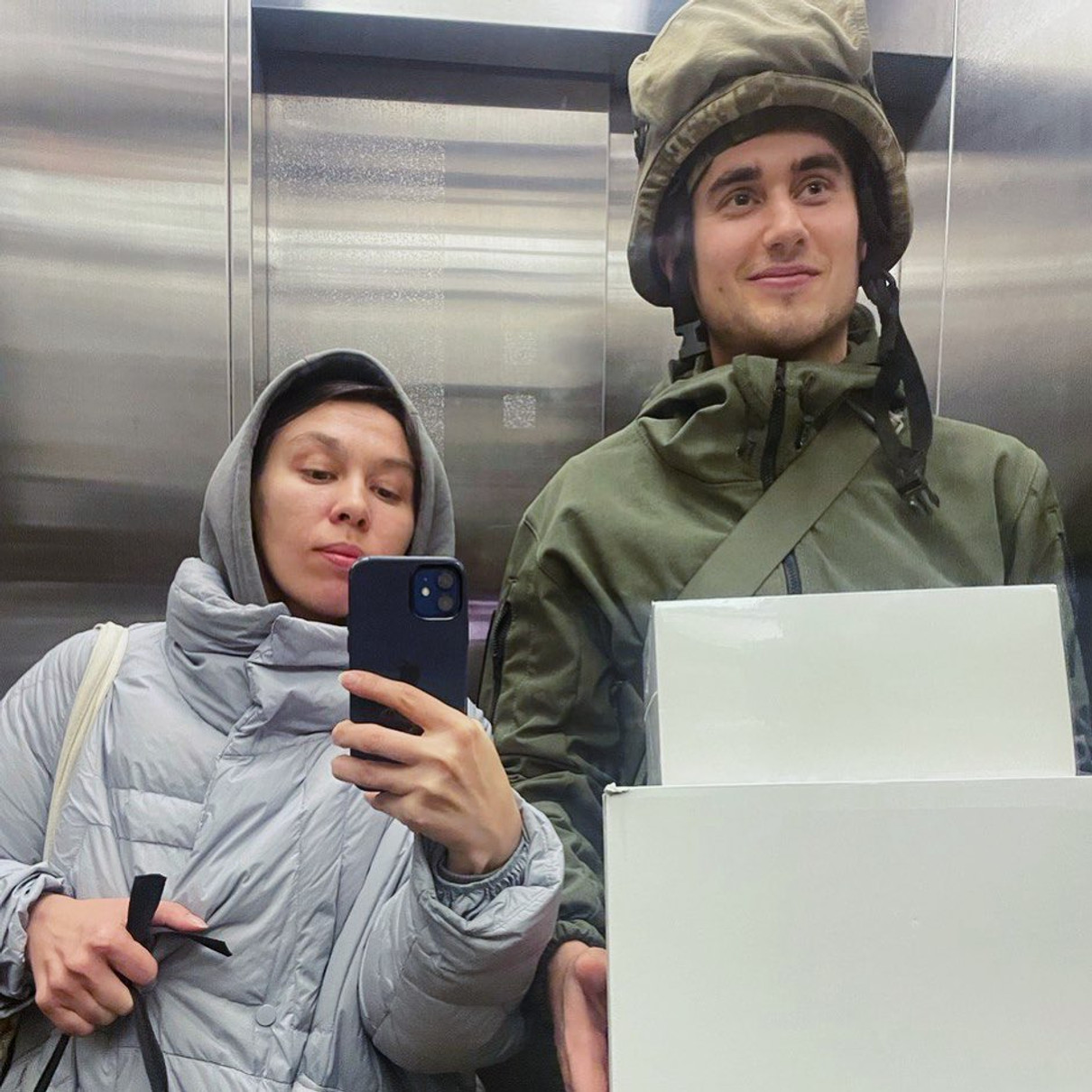 Настя Зухвала з чоловіком Сергієм