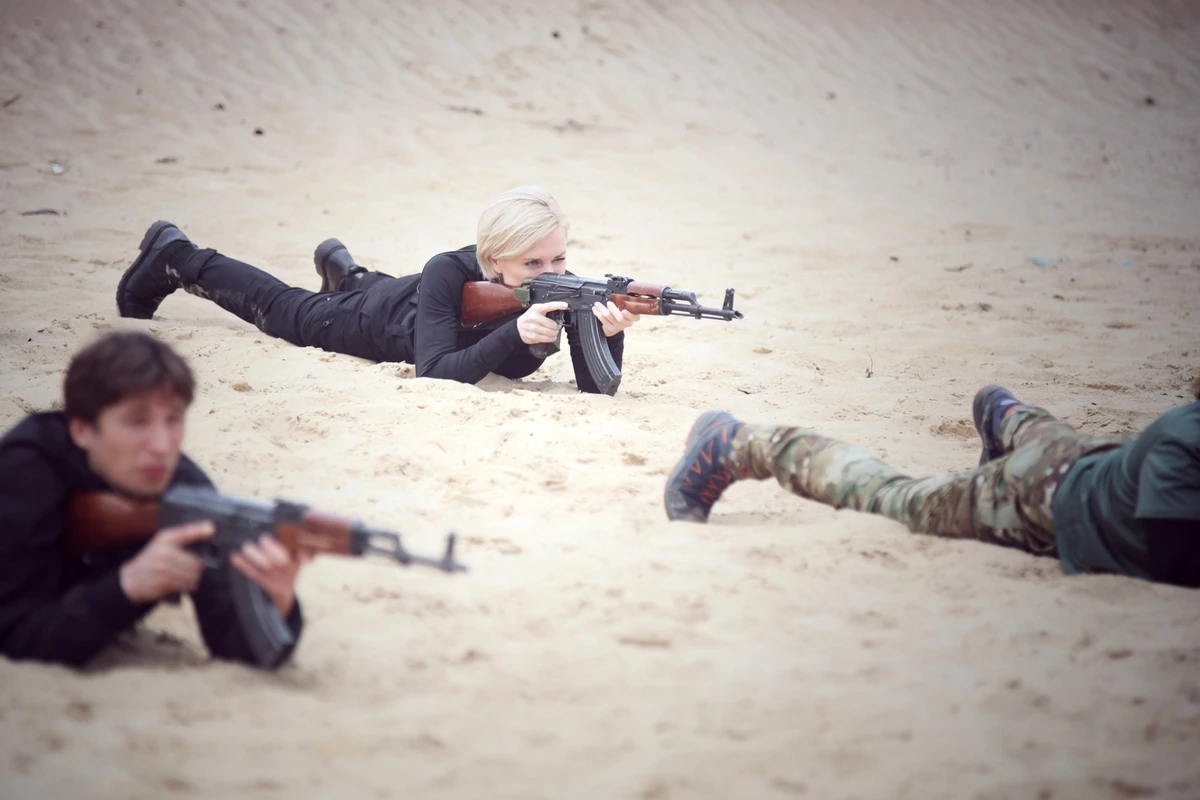 Верещук на навчаннях зі зброєю