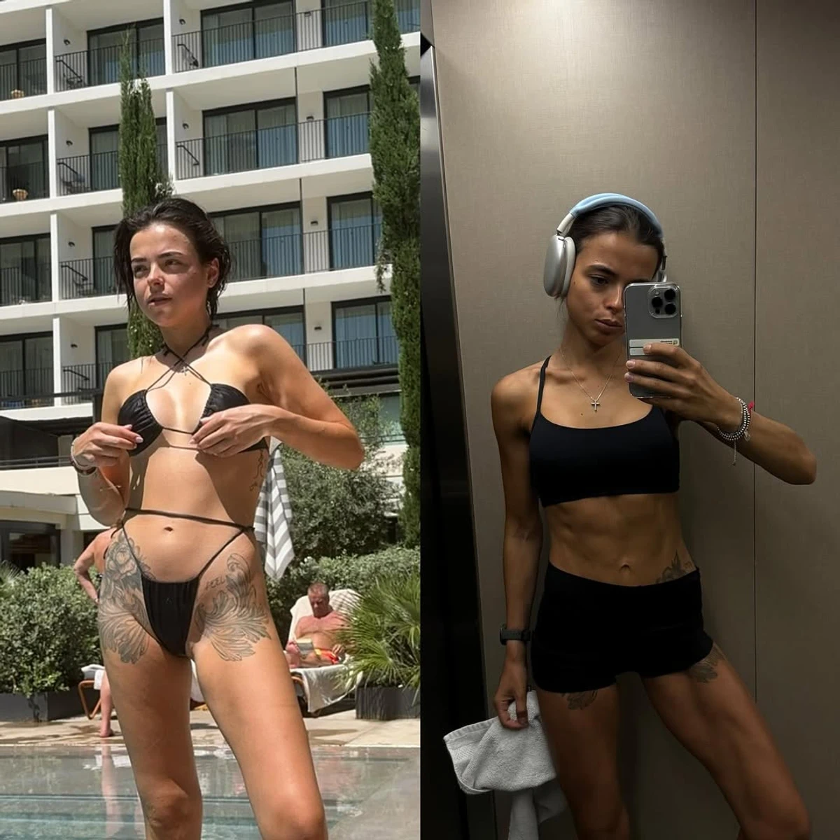 Соня Морозюк у бікіні й шортах показала, як змінилося її тіло