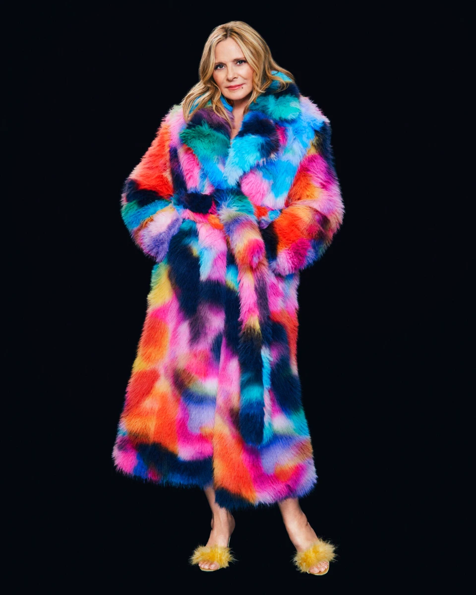 Кім Кетролл з Секс і місто знялася для реклами у кольоровій шубі