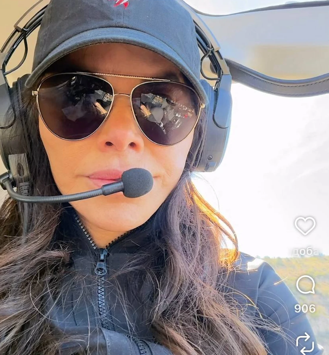 Лорен Санчес показала селфі