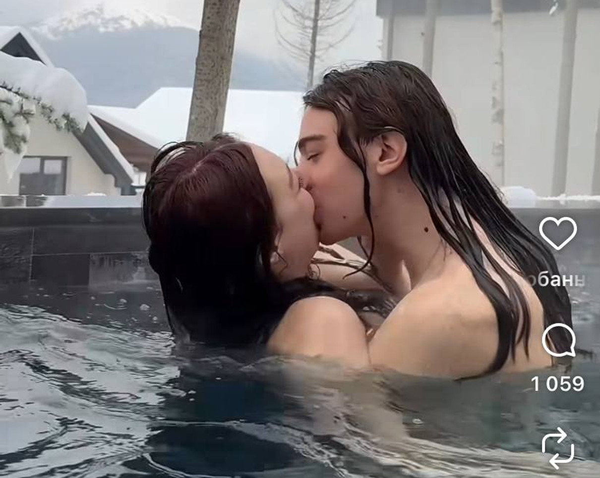 Маша Полякова зі своїм чоловіком на відпочинку