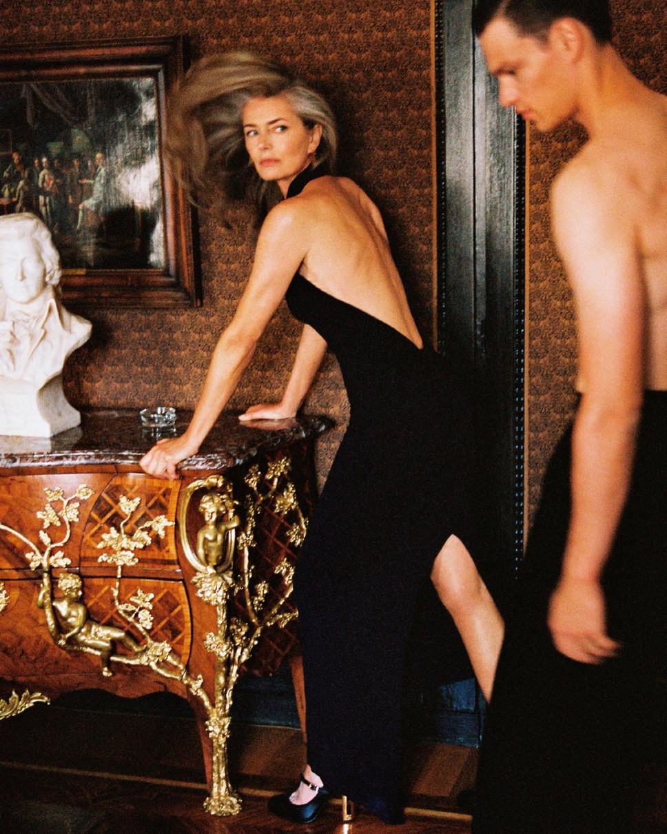 58-річа Порізкова раніше вже позувала у звабливому вбранні для Vogue