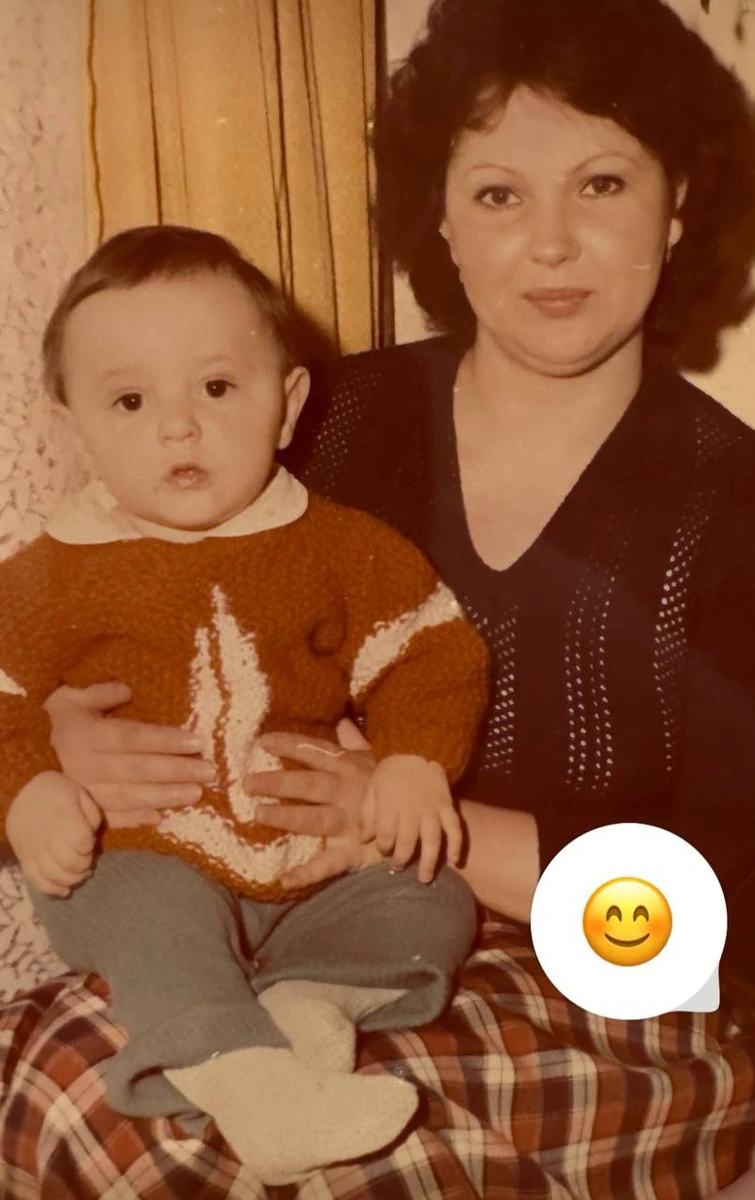 Козловський з мамою