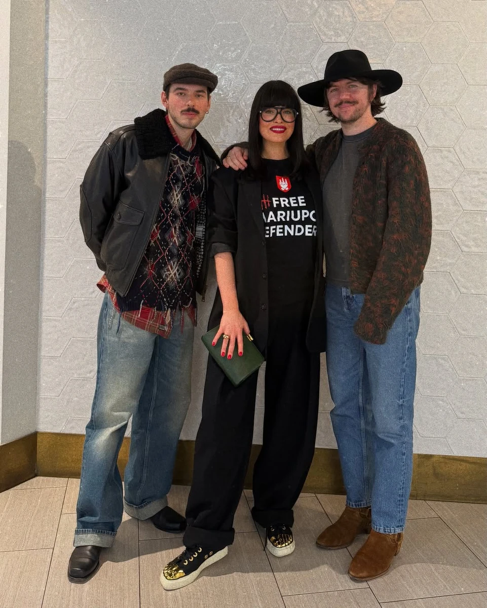 Астаф'єва попозувала з дизайнером Русланом Багінським