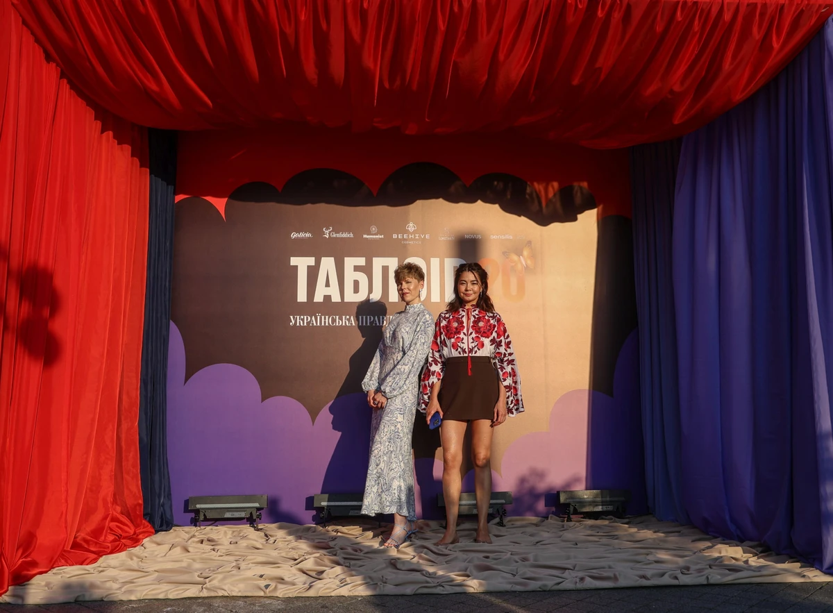 Головна редакторка ТаблоID Тамара Кудрявченко і головна редакторка Української правди Севгіль Мусаєва 