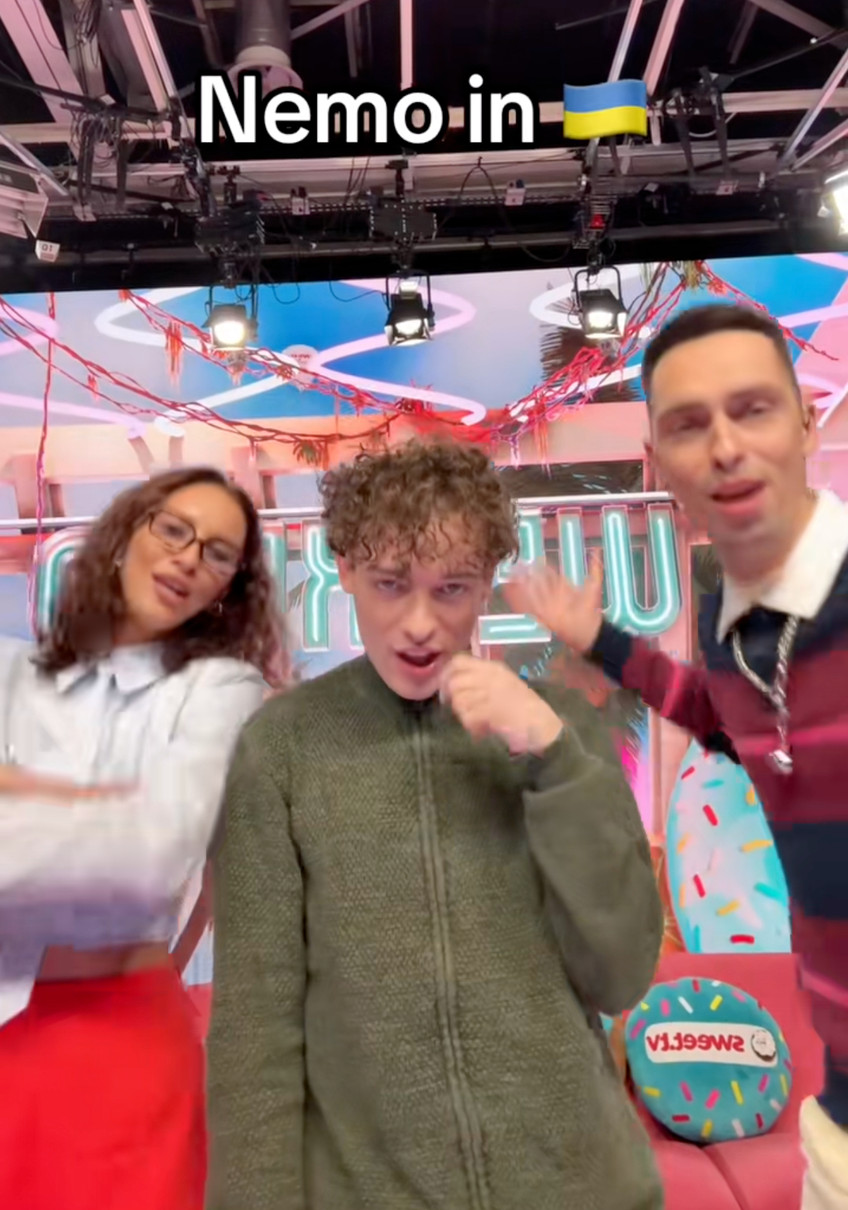 Переможець Євробачення-2024 Nemo потанцював під Поплавського у Києві