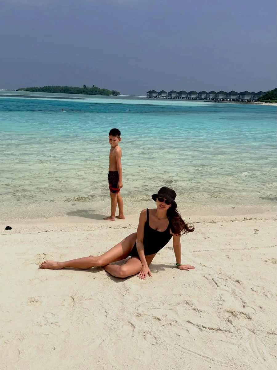 Ганна Різатдінова та її син