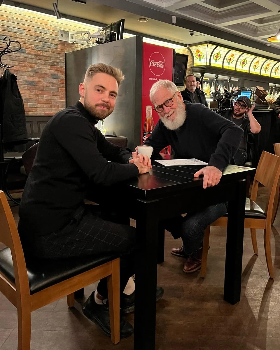 Антон Тимошенко і Девід Леттерман разом у клубі