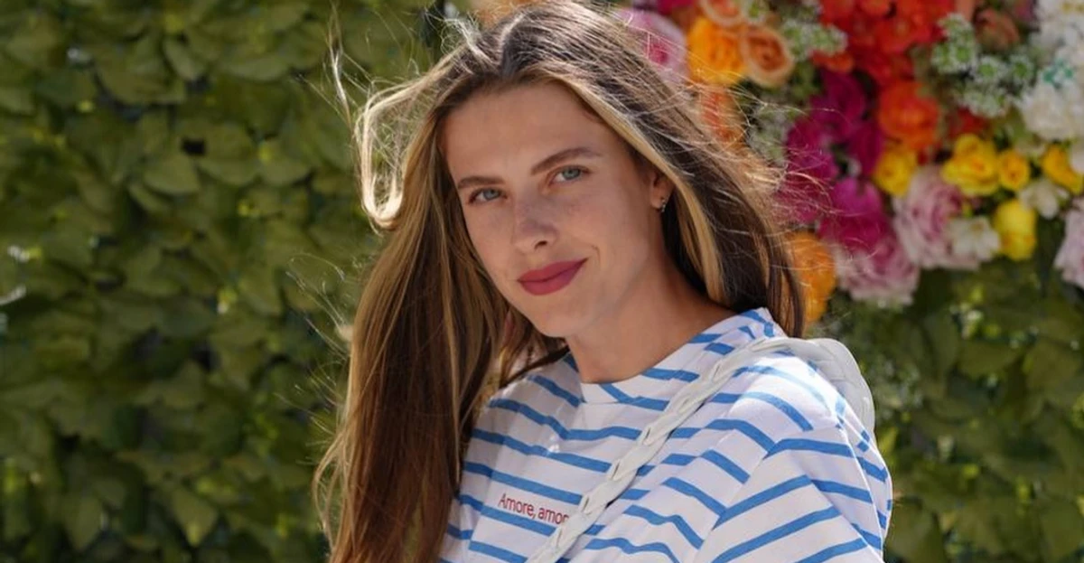 Ярослава Магучіх позує для фото