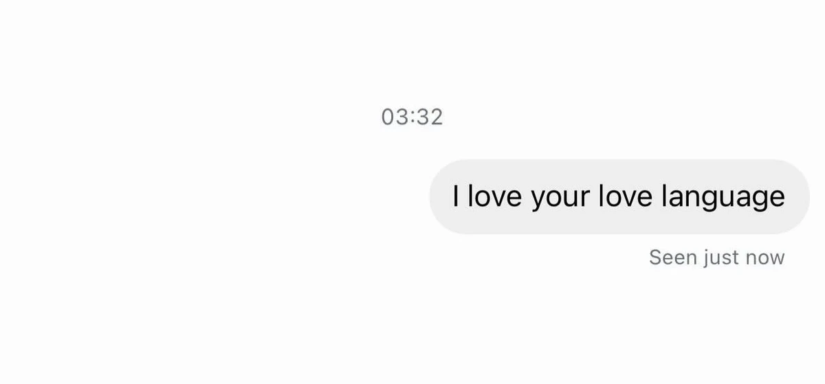 Дівчина також виклала це фото з фразою Я люблю твою мову кохання без жодних пояснень. Можна припустити, що це фрагмент переписки з тим, хто подарував їй ці коштовні речі 