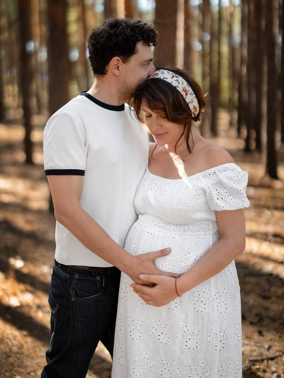 Євген Синельников і його дружина