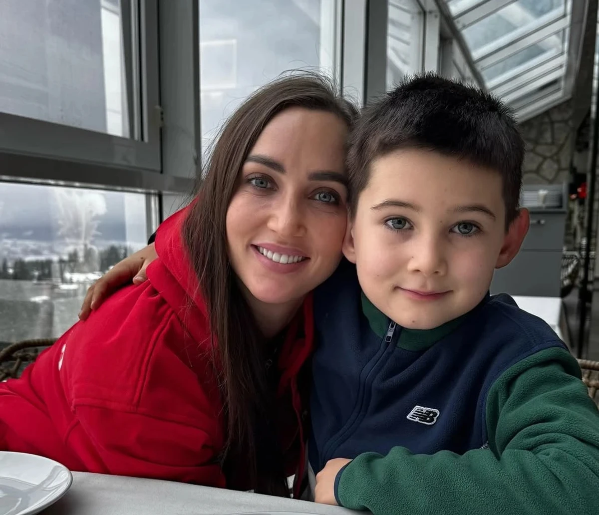 Ганна Різатдінова із сином