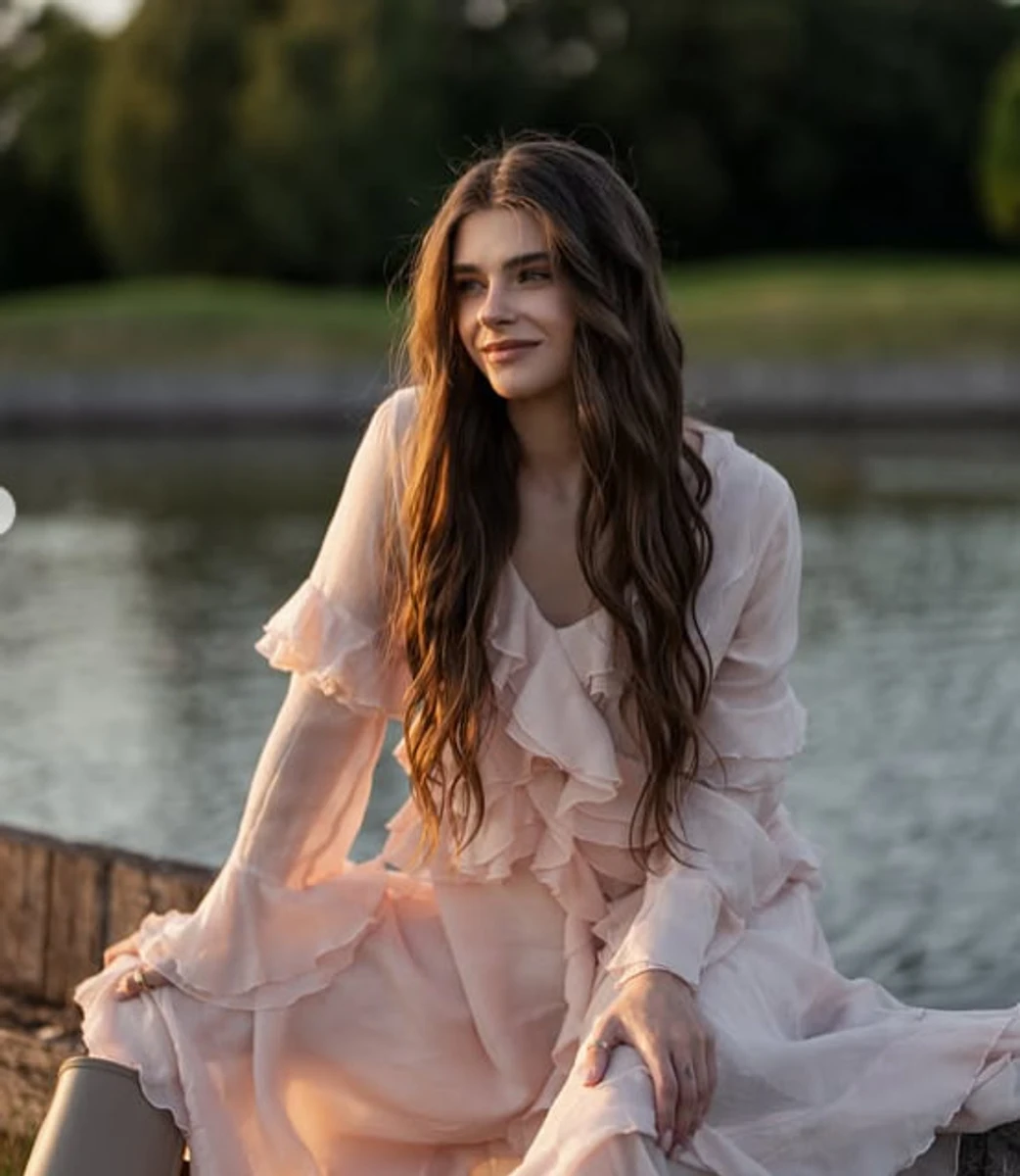 Катерина Остапчук показалася у романтичному образі