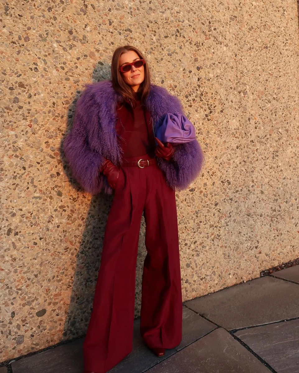 Вишневий та виноградний колір у тренді на весну 2026