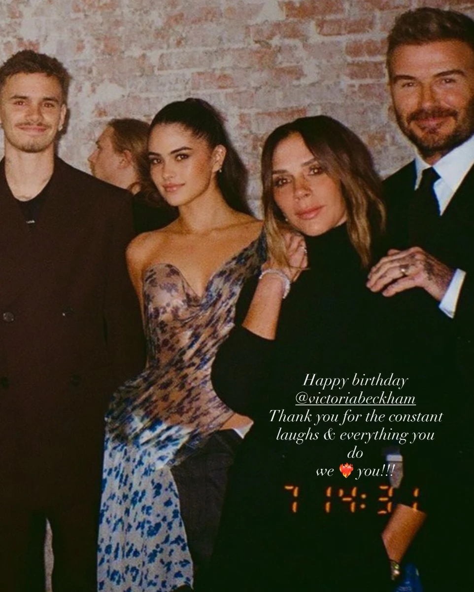 Дівчина сина Бекхемів звернулася до Вікторії на її день народження