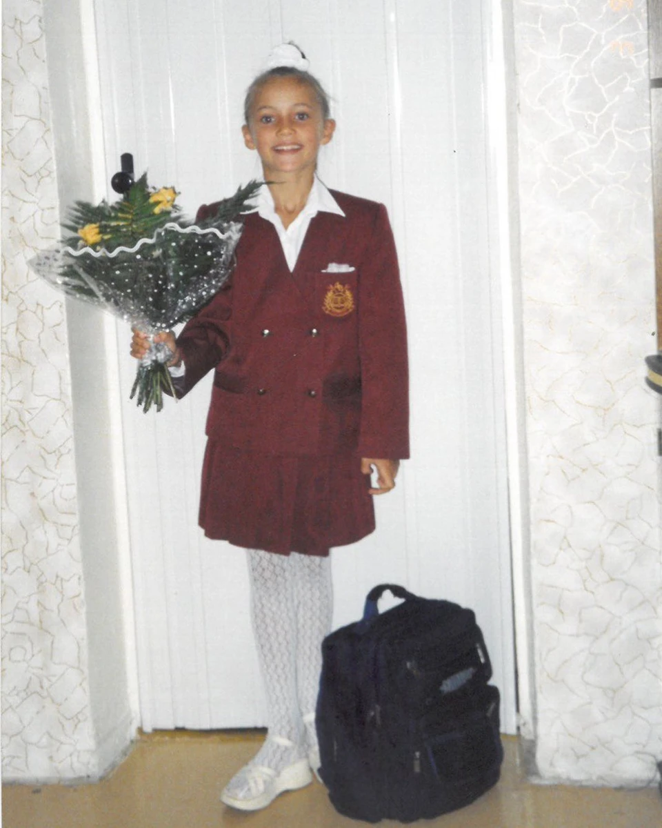 Ганна Різатдінова у шкільні роки