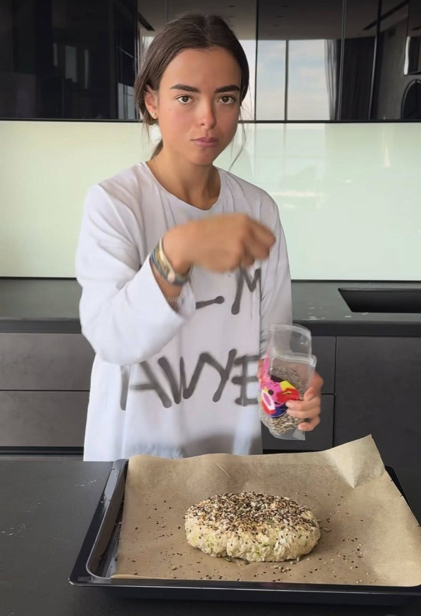 Хліб із кабачком і творогом