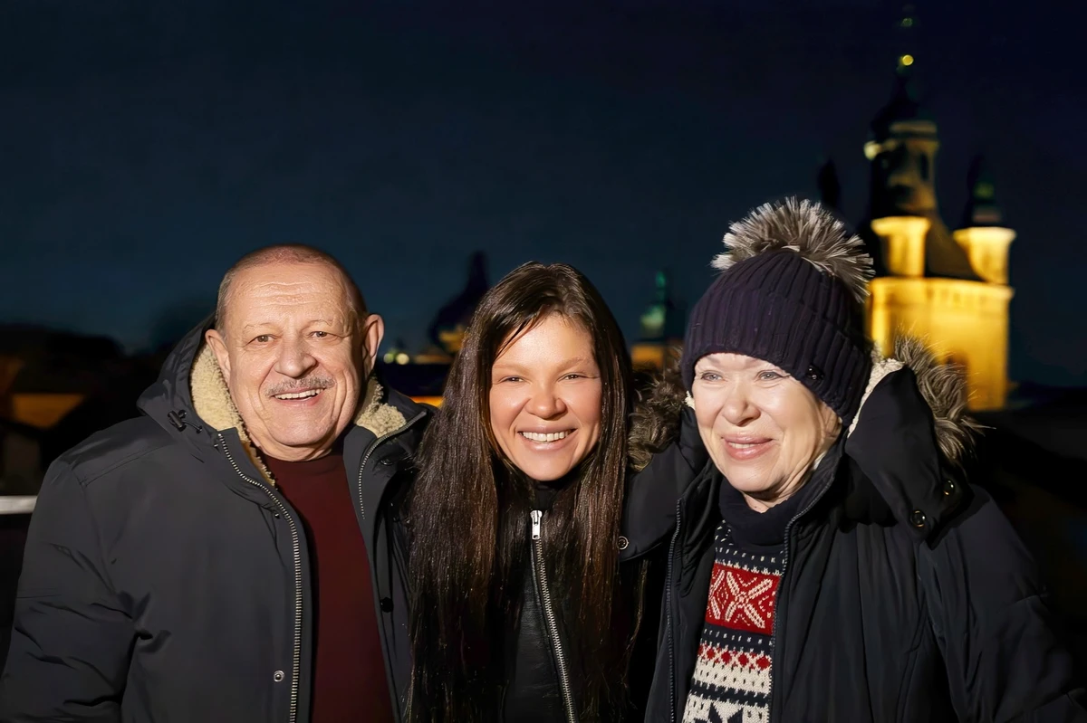 Руслана Лижичко з батьками