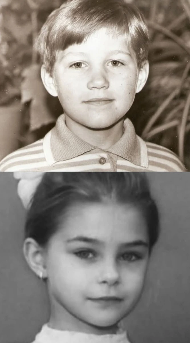 Остапчуки показали свої дитячі фото