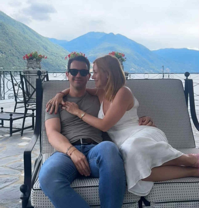 Алекс Роднянський з Олею Кудіненко