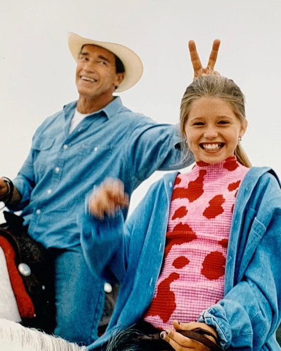 Арнольд Шварценеггер і його донька Кетрін