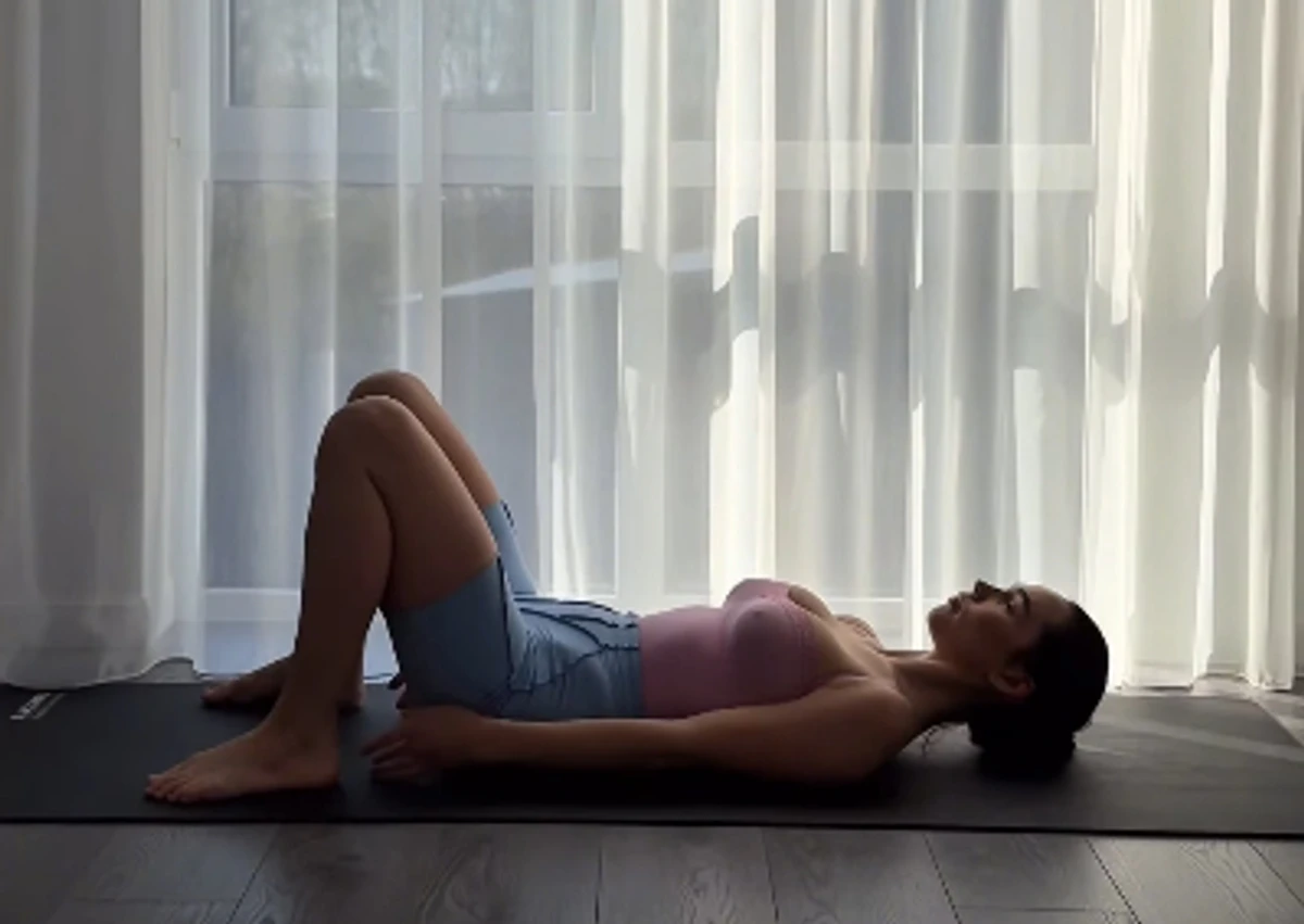 Дружина Євгенія Кота показала виконання вправ для жінок