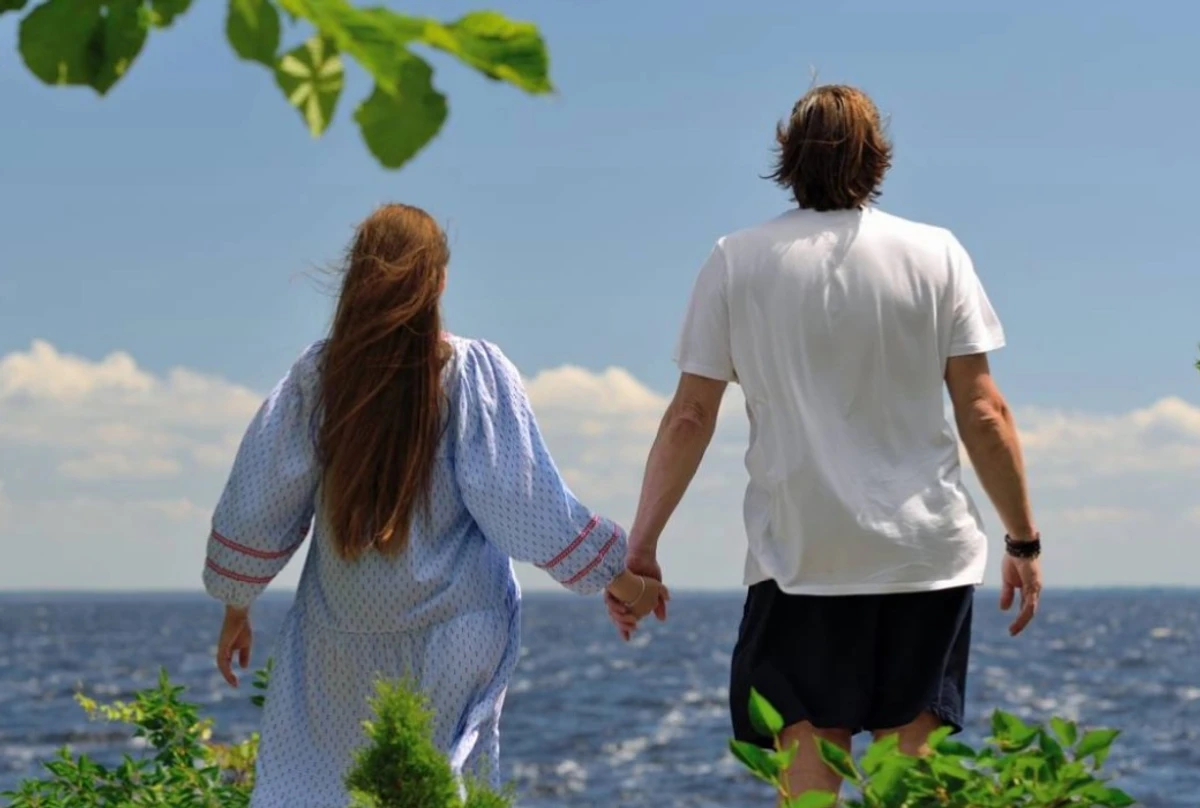 Віталіна Біблів з чоловіком