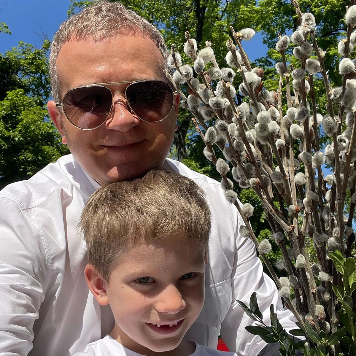 Горбунов частенько показує фото з синами