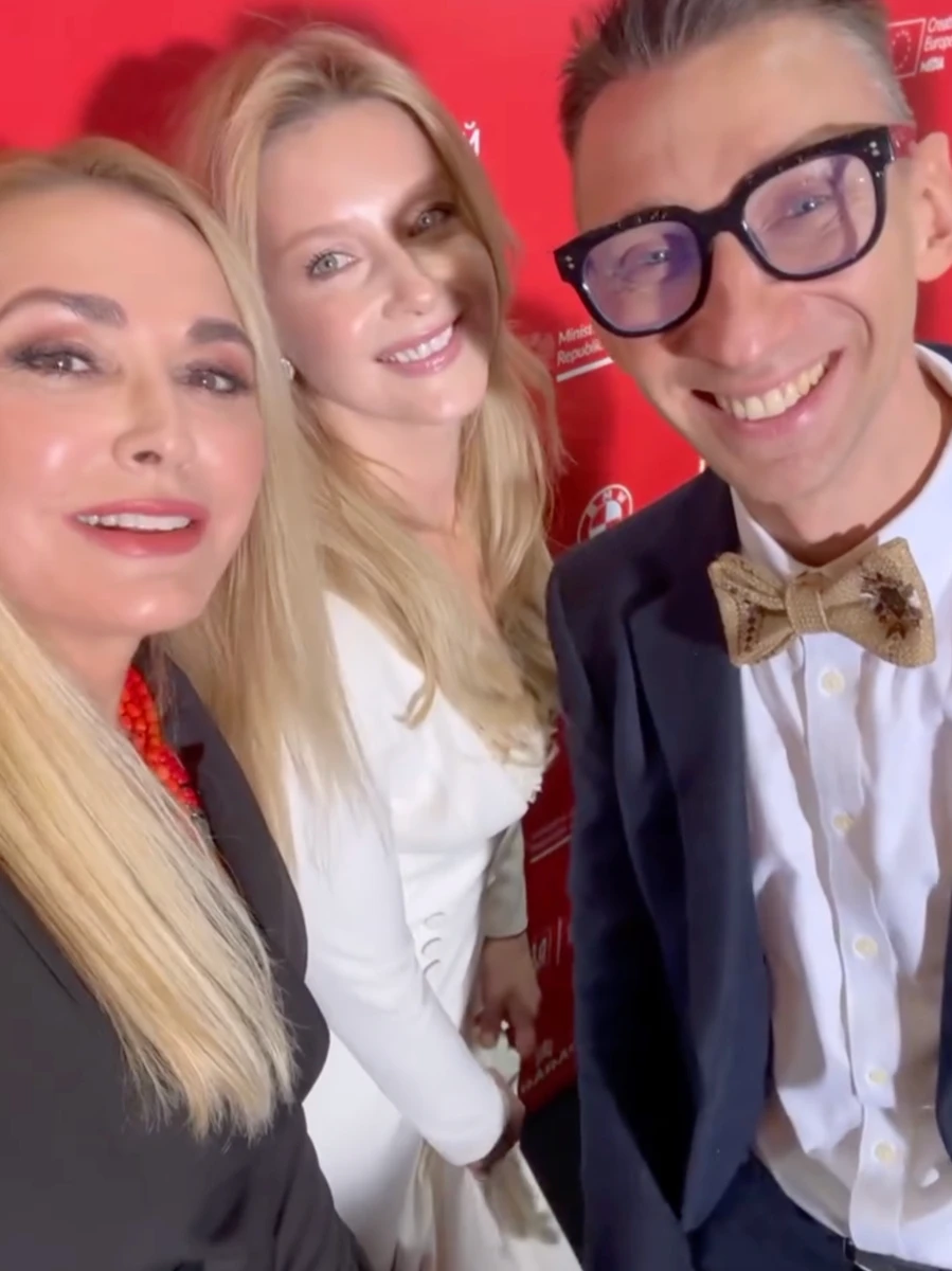 Ольга Сумська, Любава Грешнова і В'ячеслав Соломка на кінофестивалі ОМКФ