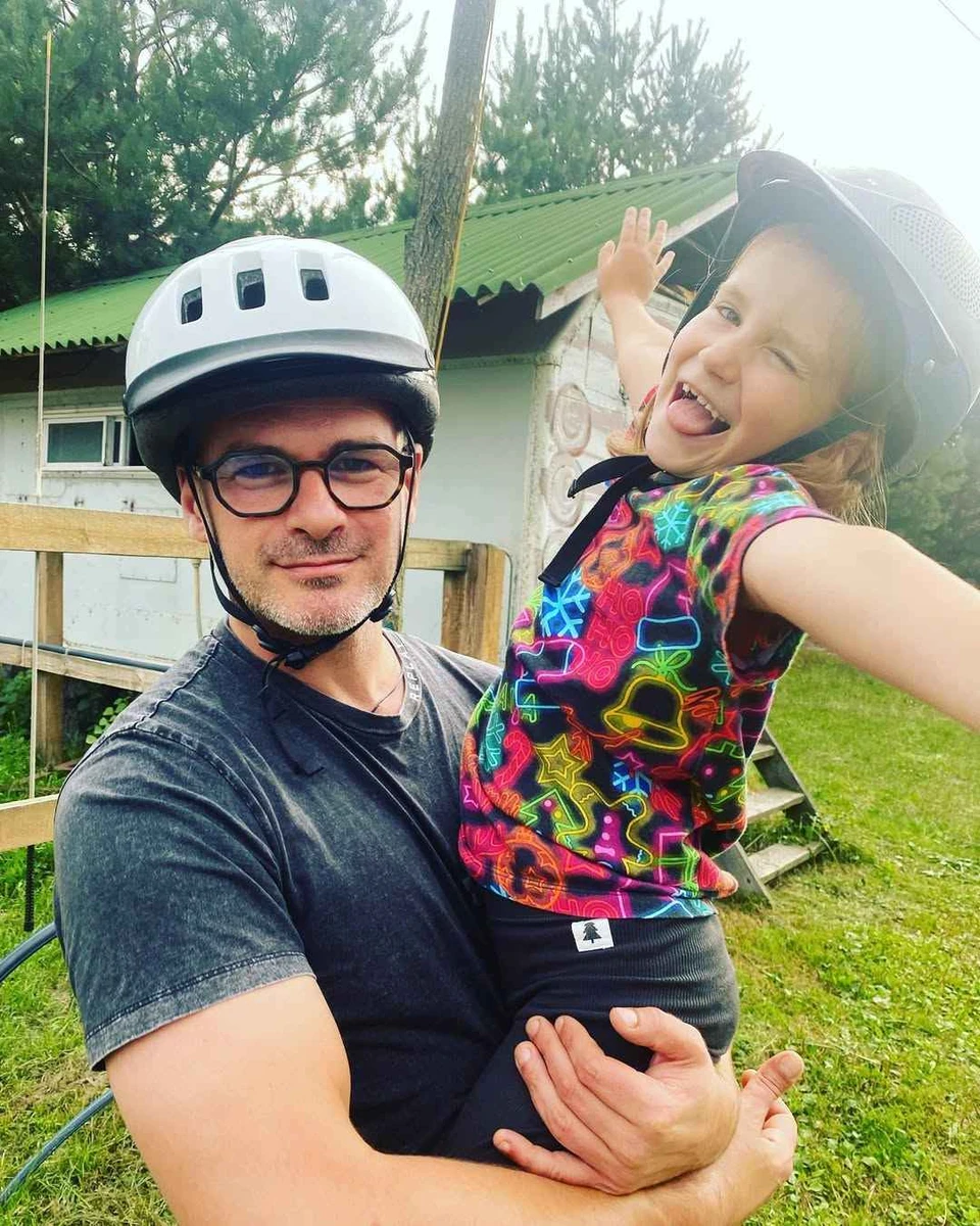 Арсен Мірзоян і донька Ніна