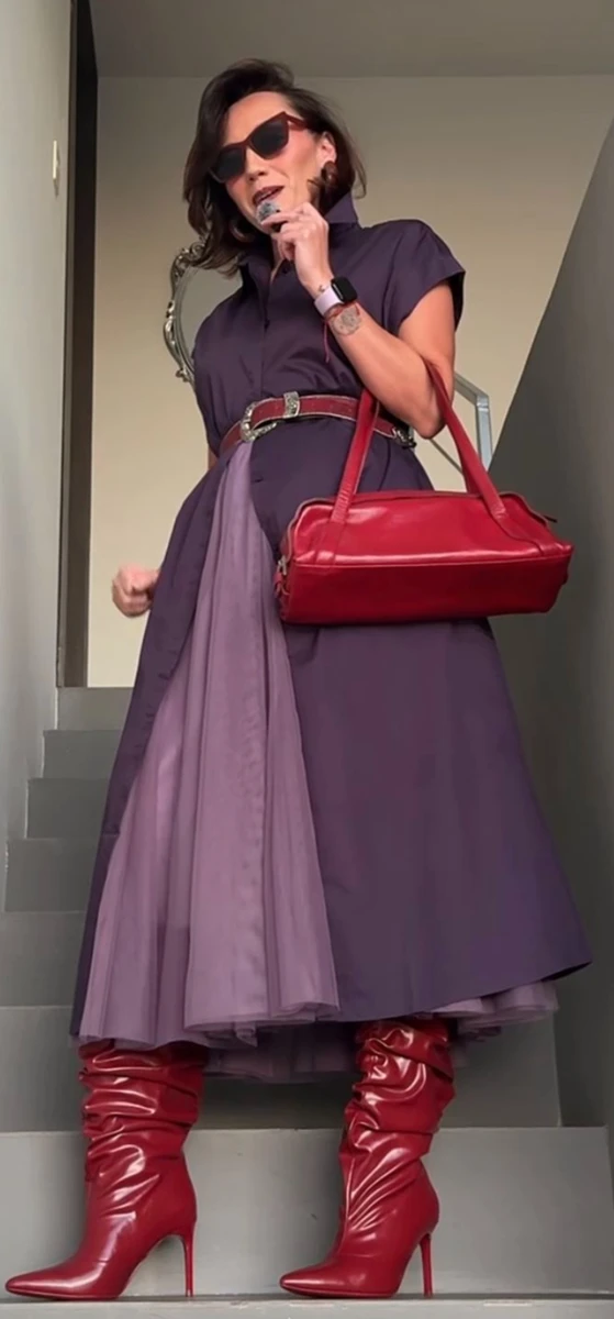 Як носити трендовий виноградний та вишневий кольори