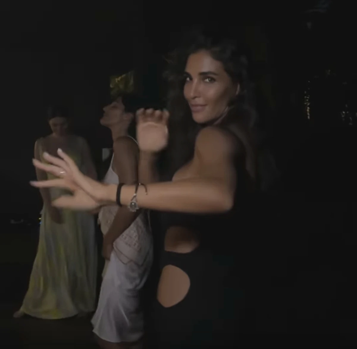 Санта Дімопулос потанцювала у сукні вирізами