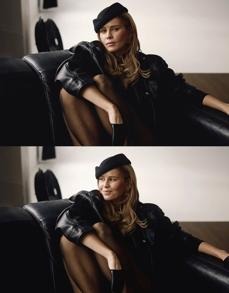 Катерина Кузнецова у боді посвітила стрункими ногами на фото на дивані