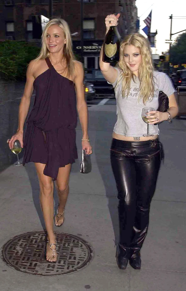 Дрю Беррімор і Камерон Діаз у 2003-му