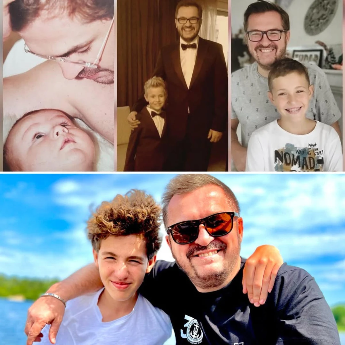 Олександр Пономарьов привітав сина з днем народження