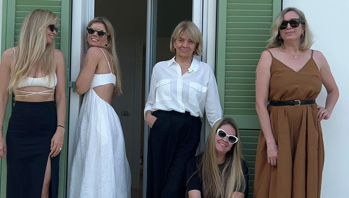 Віра Брежнєва у колі родини