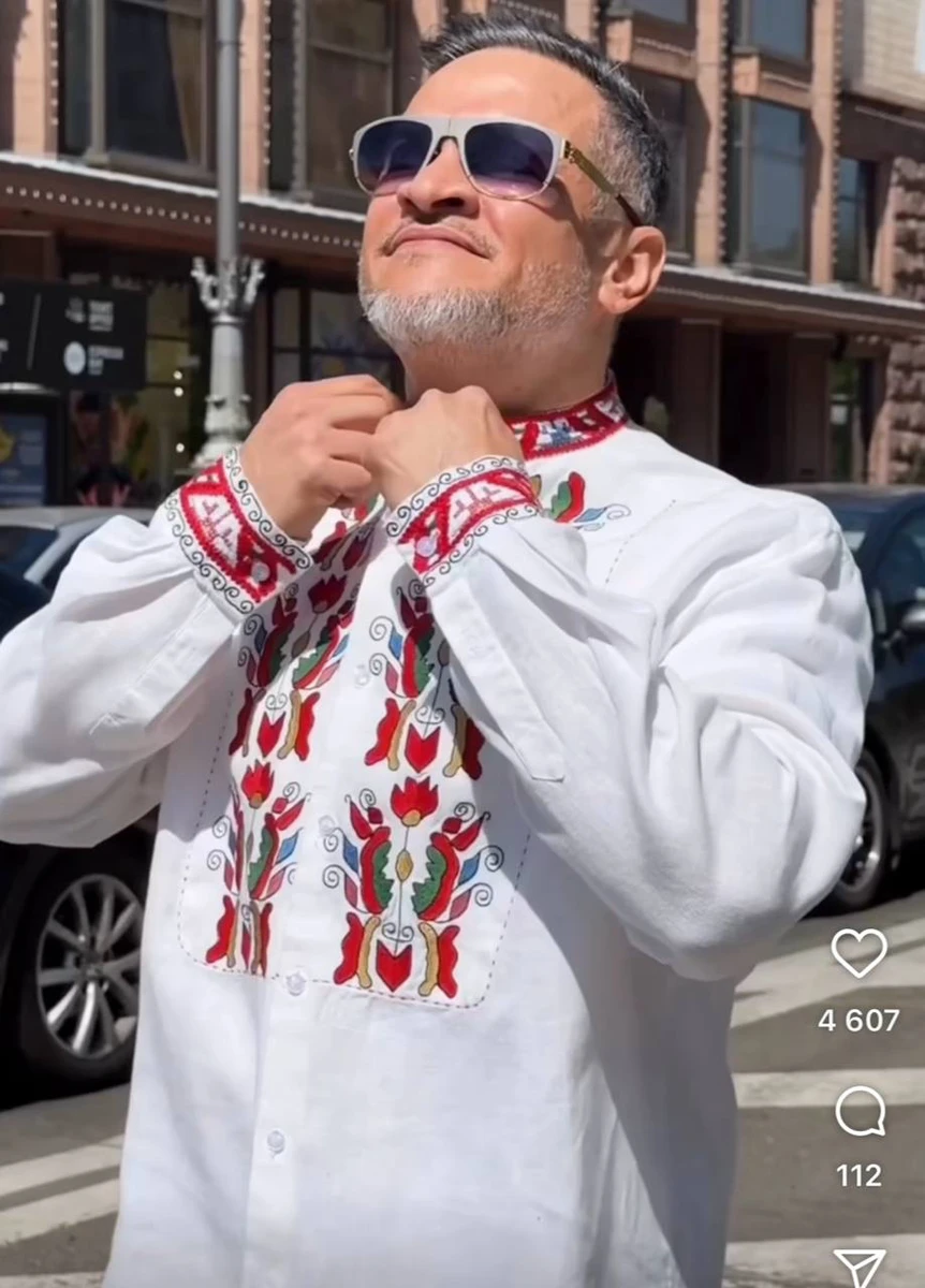 Зірковий шефкухар Ектор Хіменес-Браво у вишиванці