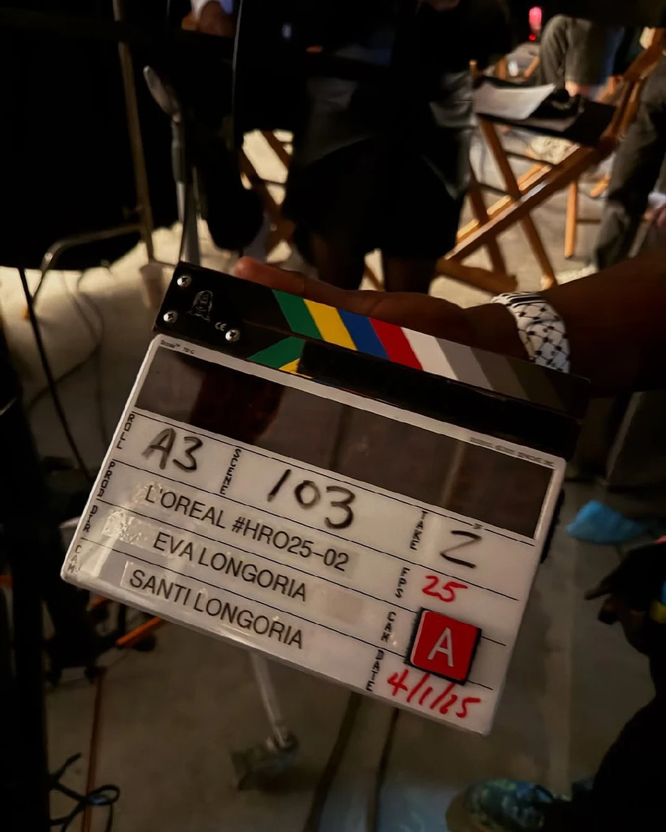 Лонгорія показала процес зйомок