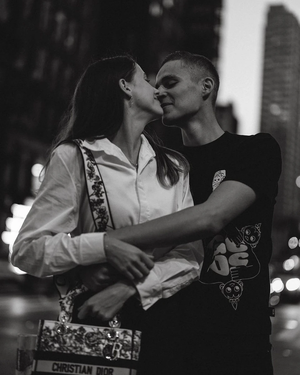 Ярослава Магучіх зі своїм хлопцем 