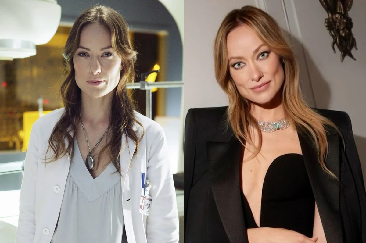 Олівія Вайлд у молодості і зараз